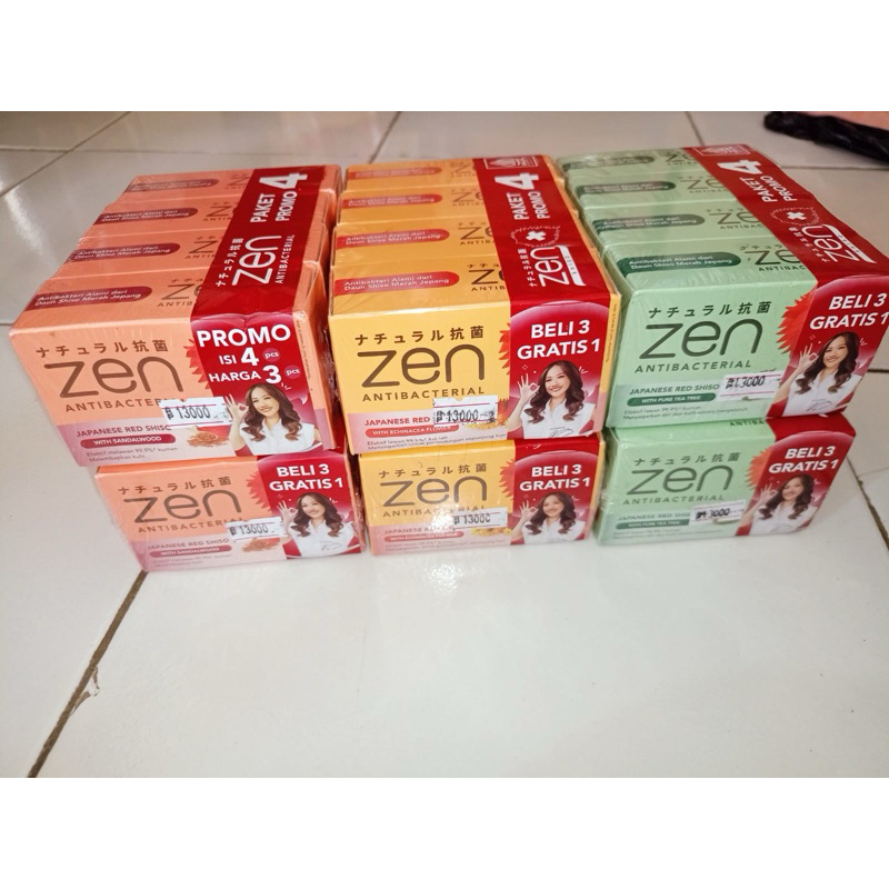 Sabun zen bar / zen batang isi 4