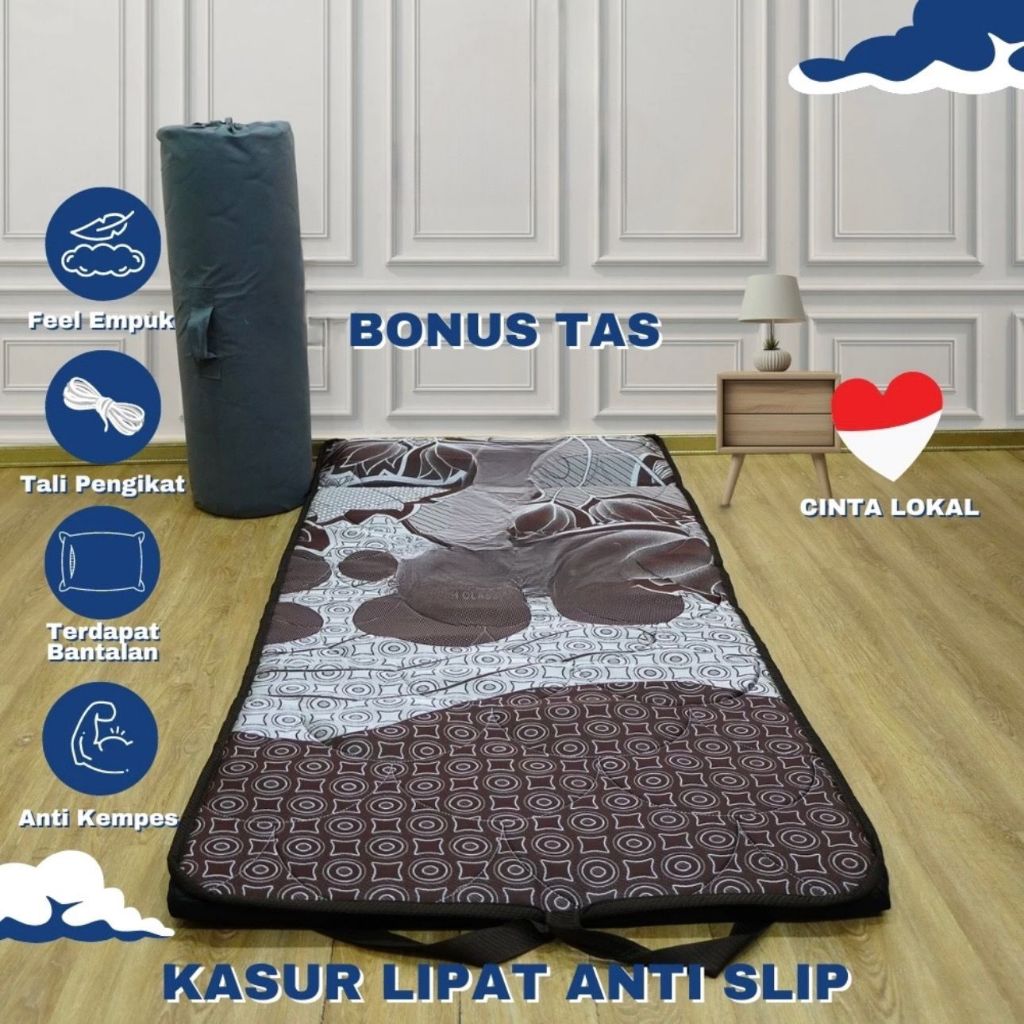KASUR LIPAT TEBAL ANTI KEMPES / KASUR BUSA / MATRAS / KASUR LIPAT / KASUR LIPAT 90 INOAC