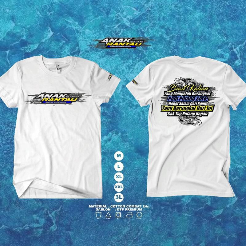 Kaos Anak Rantau Vol 2 / Baju Distro Buat Kalian Yang Mengeluh Berangkat Pagi Pulang Sore / Atasan p