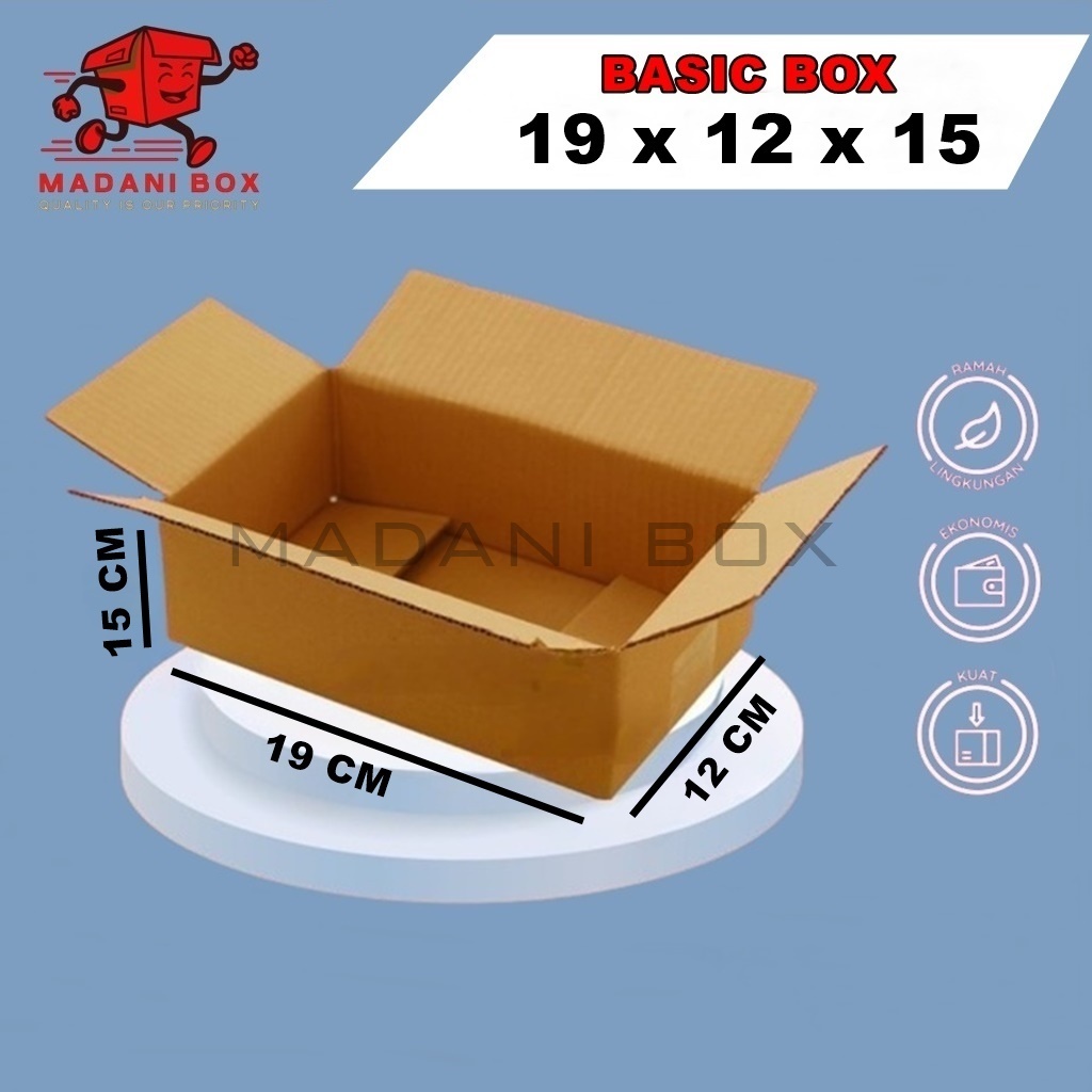 

Kardus Packing 19x12x15 - Kemasan Karton Box Dus Kotak Packaging Polos Murah
