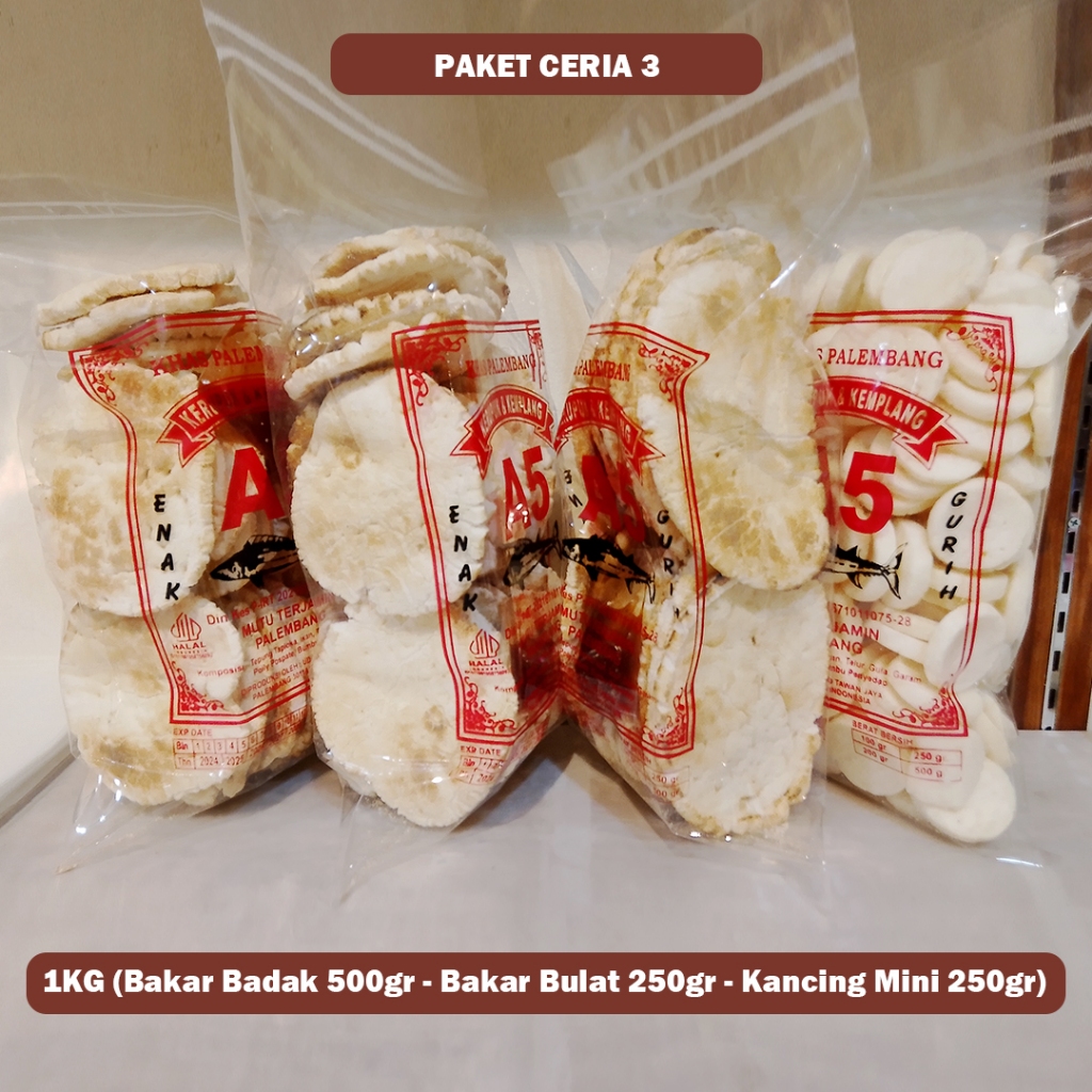 

Paket Ceria 3 - kancing mini, Bakar Bulat, bakar Badak