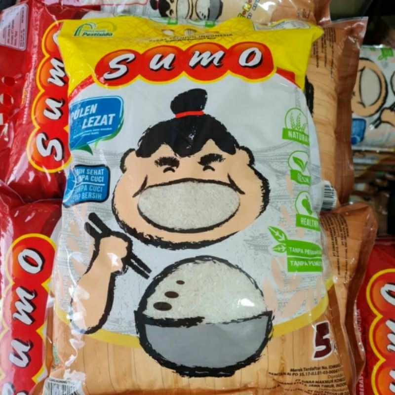 

Beras Sumo Premium 5kg Kemasan Kuning