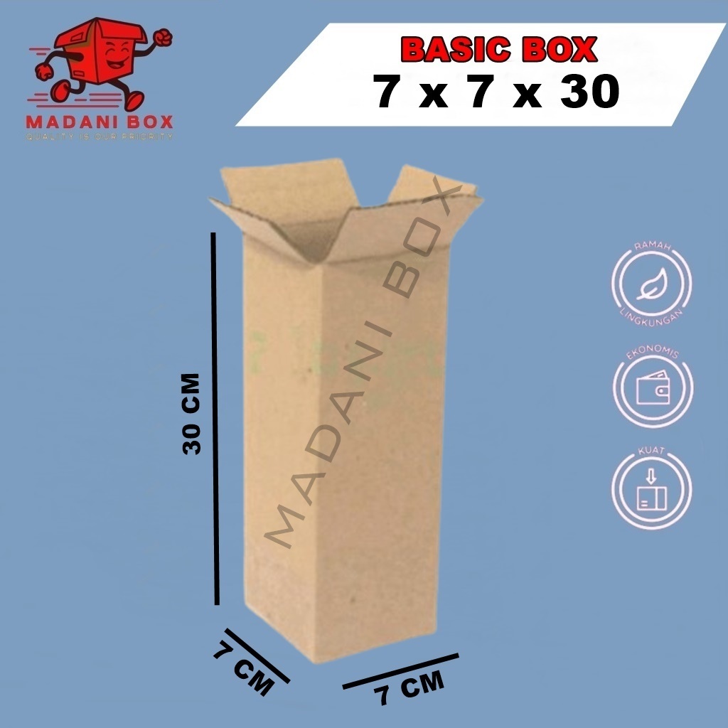 

Kardus Packing 7x7x30 - Karton Box Dus Packaging Botol Murah