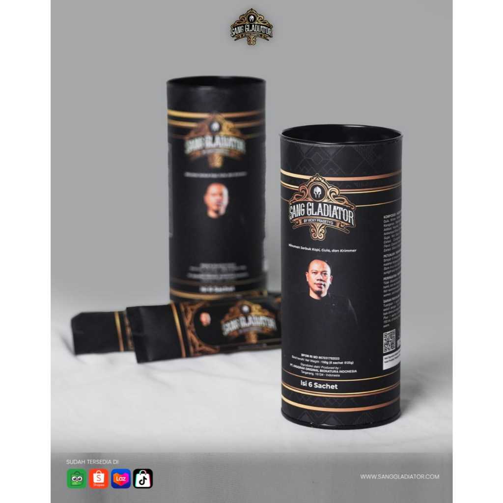 

kopi gladiator untuk pria dewasa paket isi 6 sachet