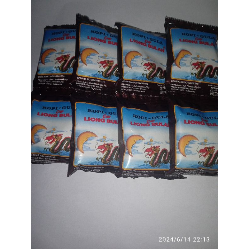 

kopi liong bulan 28g 1pak isi 20pcs