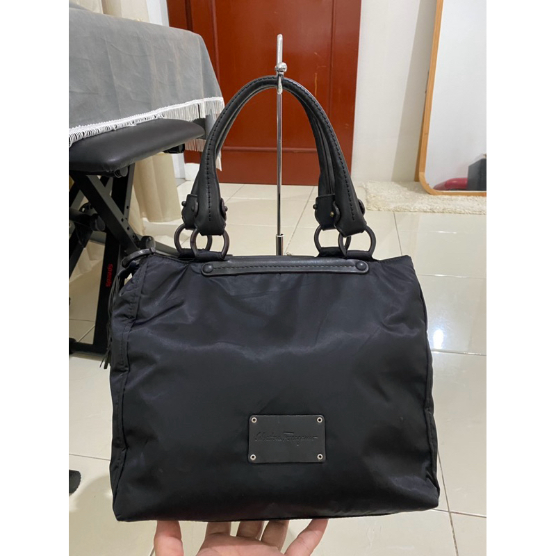 Salvatore Ferragamo Gancini tote bag Authentic