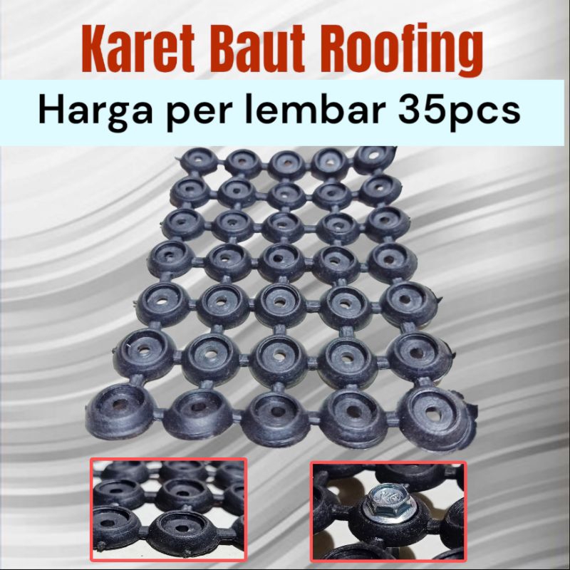 Karet Baut Drilling / Seal Baut Roofing Anti Bocor Harga per lembar