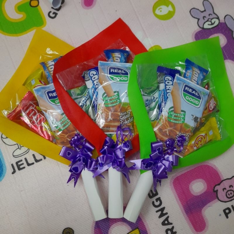 

paket 3 bucket snack souvenir snack hampers snack ulang tahun