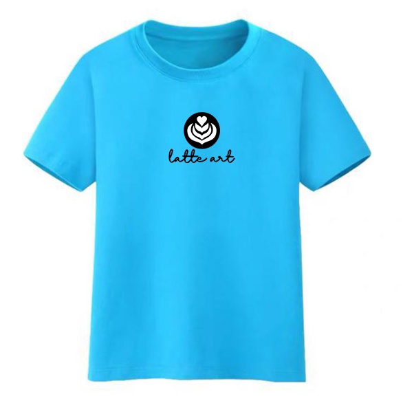 AYO BELI PROMOCD Kaos Anak Kaos DTF Anak Kaos Pendek Anak Atasan Pendek LATTE ART 81