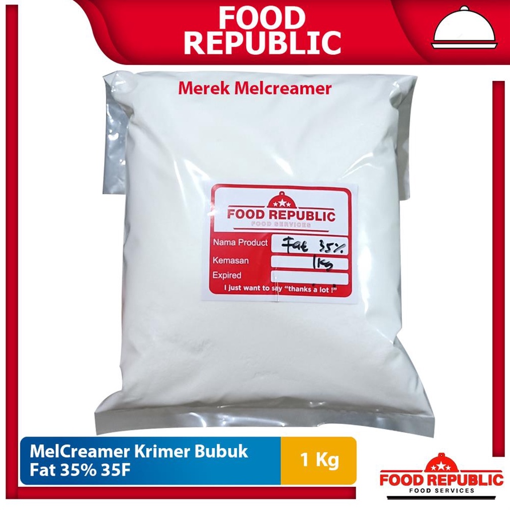 

Terlaris KRIMER BUBUK CREAMER POWDER 1 KG FAT 35 NON DAIRY HALAL