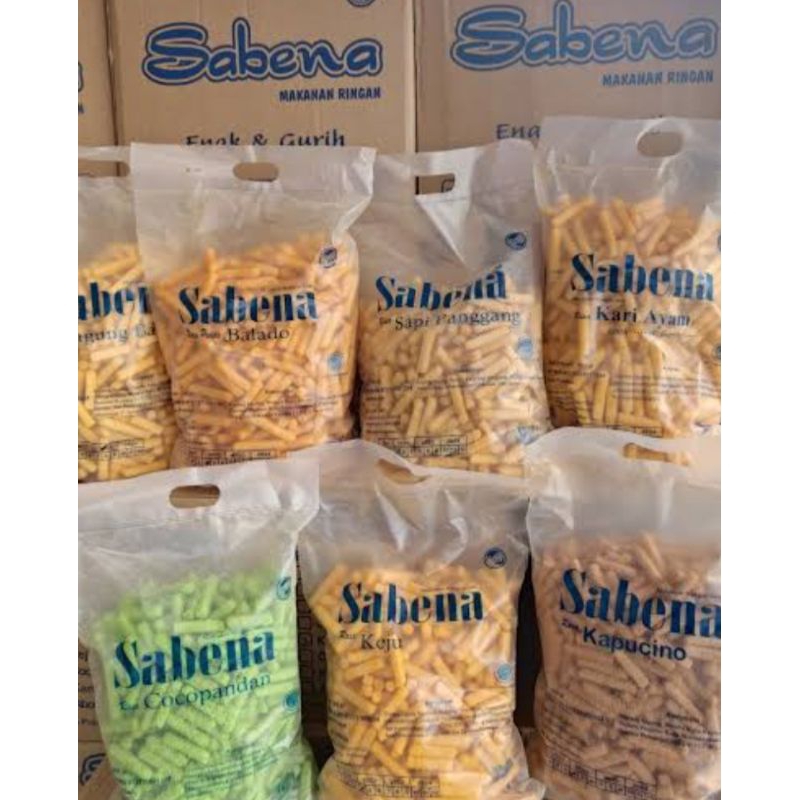 

1 DUS SABENA STIK VARIAN RASA BISA DI MIX ISI 5 BUNGKUS