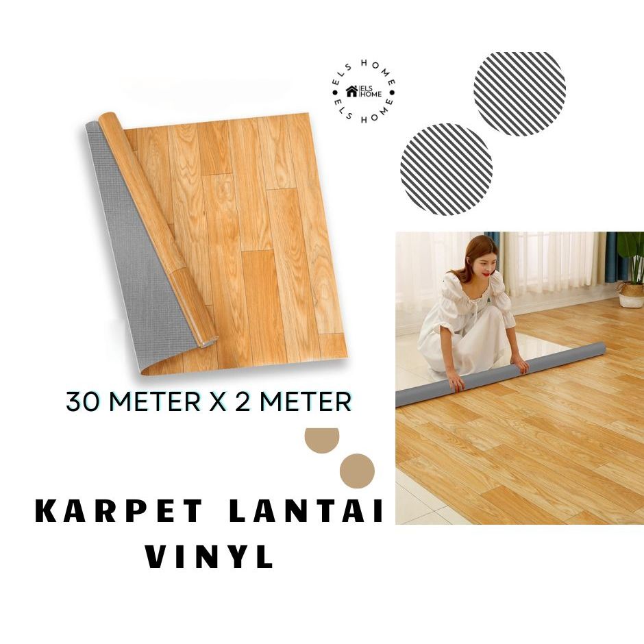 1 ROLL KARPET LANTAI VINYL PANJANG 30 METER LEBAR 2 METER