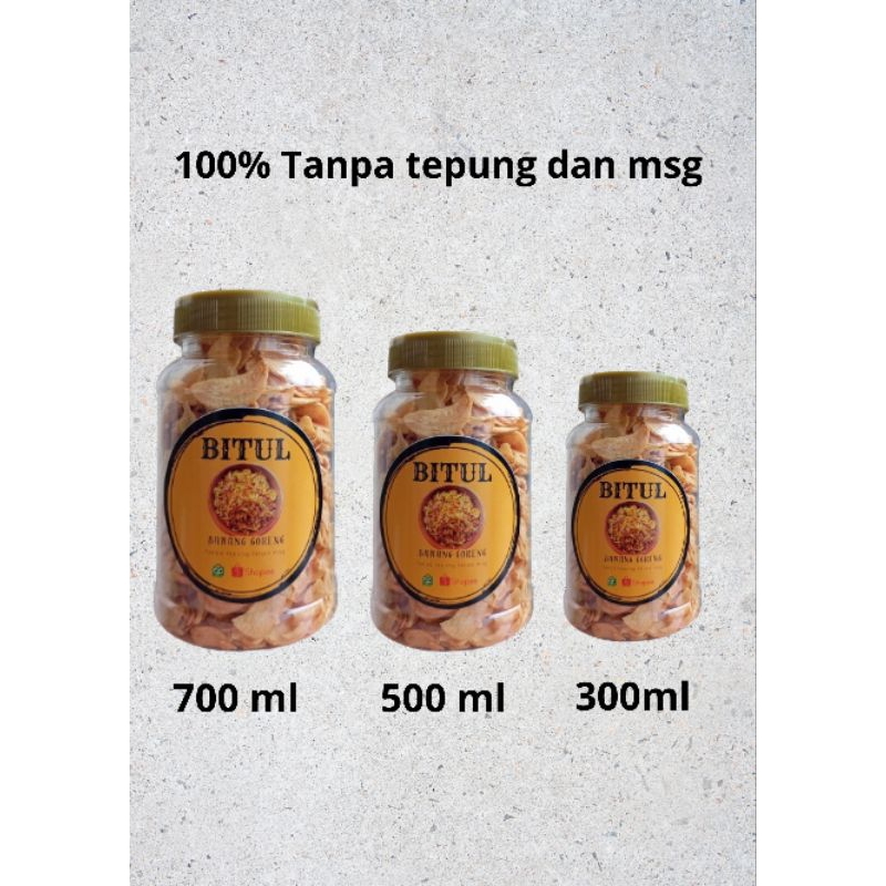 

Bawang putih goreng premium Fried Garlic