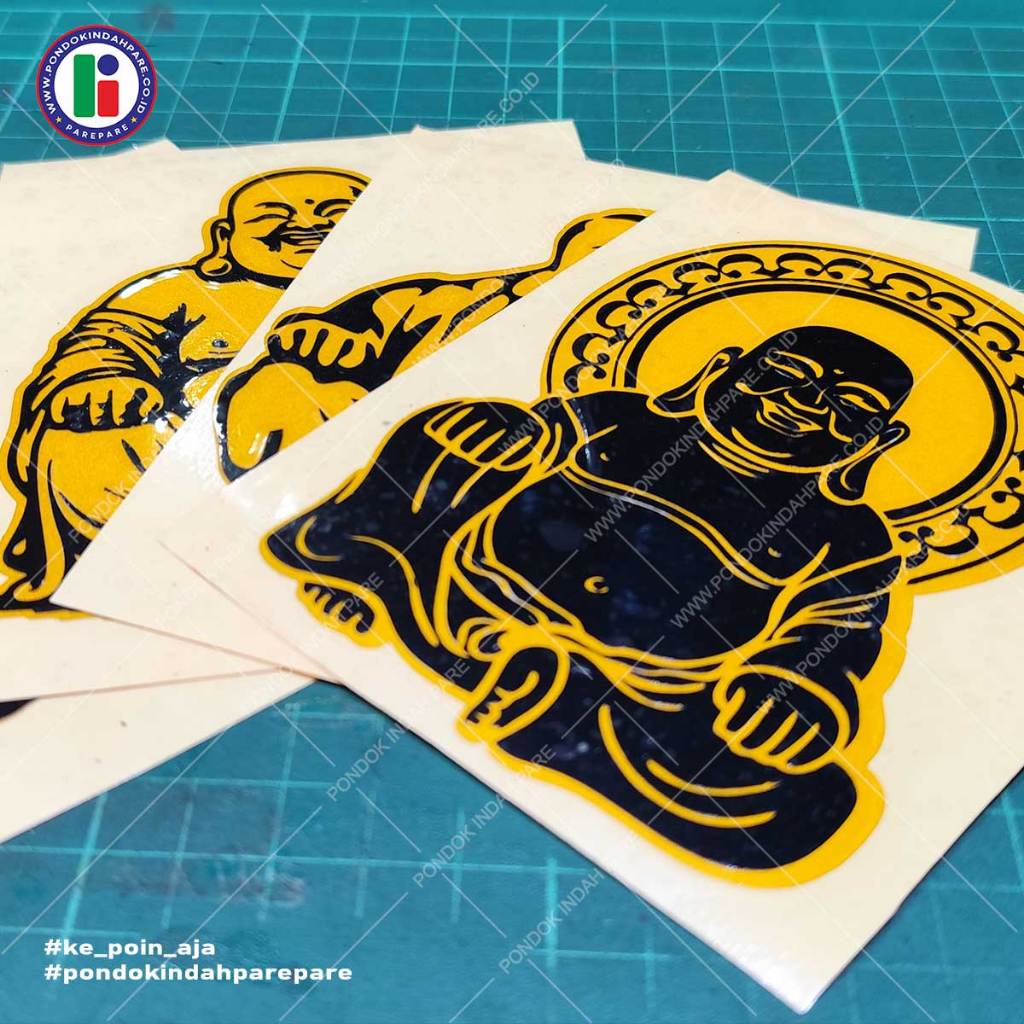

Stiker Buddha Maitreya 2 Warna 100x125mm