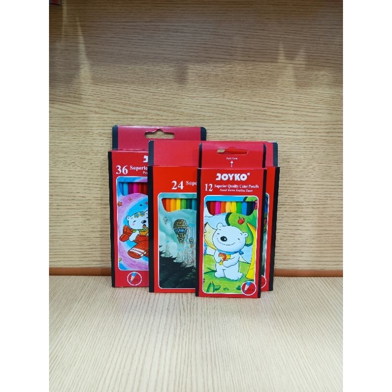 

pensil warna joyko 1 pak isi 12 warna 24 dan 36,48
