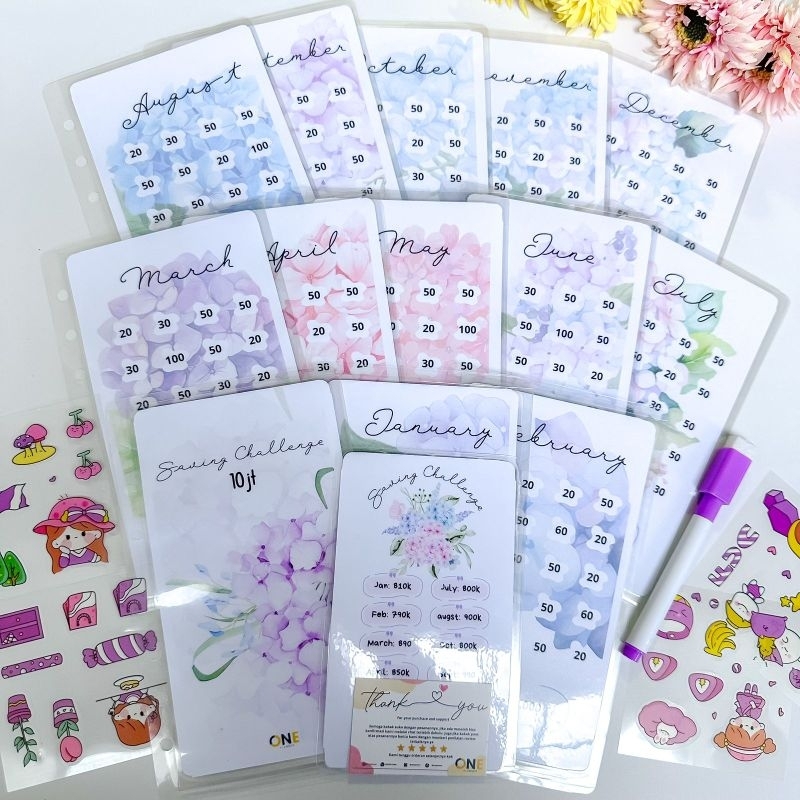 

13psc CASH ENVELOPE LAMINATING ONE PLANNER