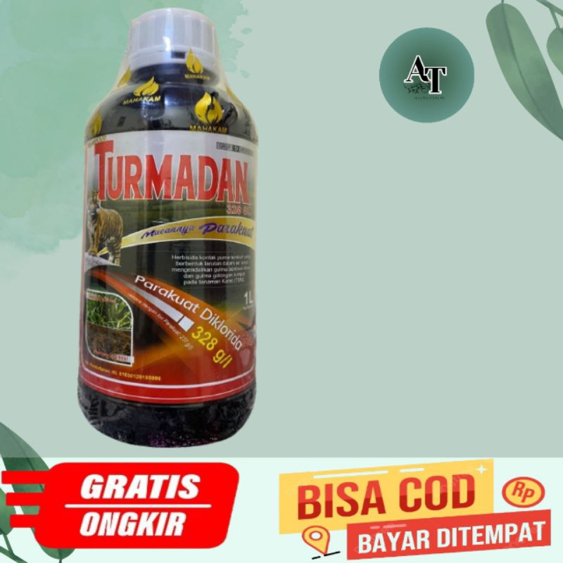 TURMADAN 1liter Bahan aktif Paraquat Diklorida