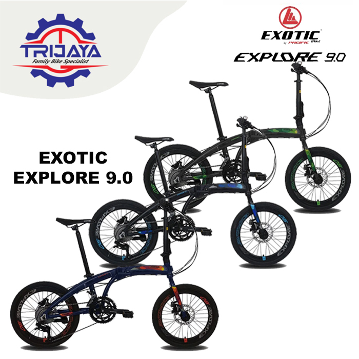 Exotic Sepeda Lipat Explore 9.0 (16 Inch) Folding Bike
