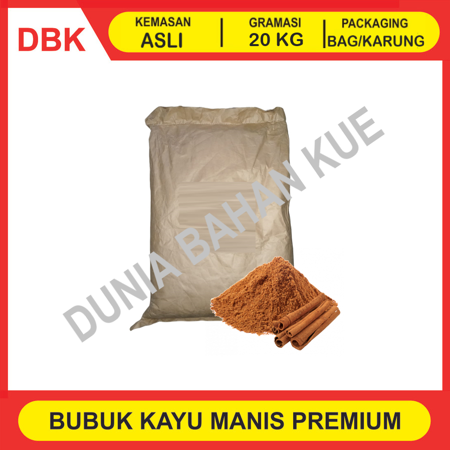 

BUBUK KAYU MANIS PREMIUM / GROUND CINNAMON - 1 BAG 20 KG