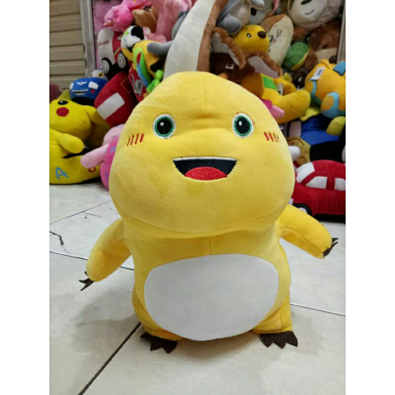 Boneka naloong bahan bulu spandex boneka viral boneka Dino naloong lucu