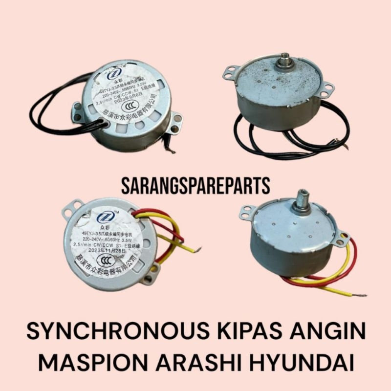 ROTARI KIPAS ANGIN MASPION ARASHI HYUNDAI / SINKRONUS KIPAS ANGIN MASPION ARASHI HYUNDAI / ROTARI KI