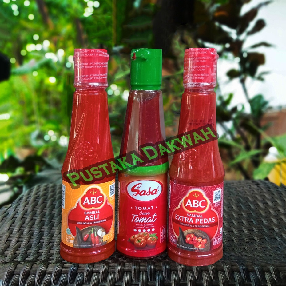 

ABC Sambal Asli ABC Sambal Extra Pedas Sasa Saus Tomat Saos Botol Plastik Ukuran 135 ml Saos pedas saos Tomat