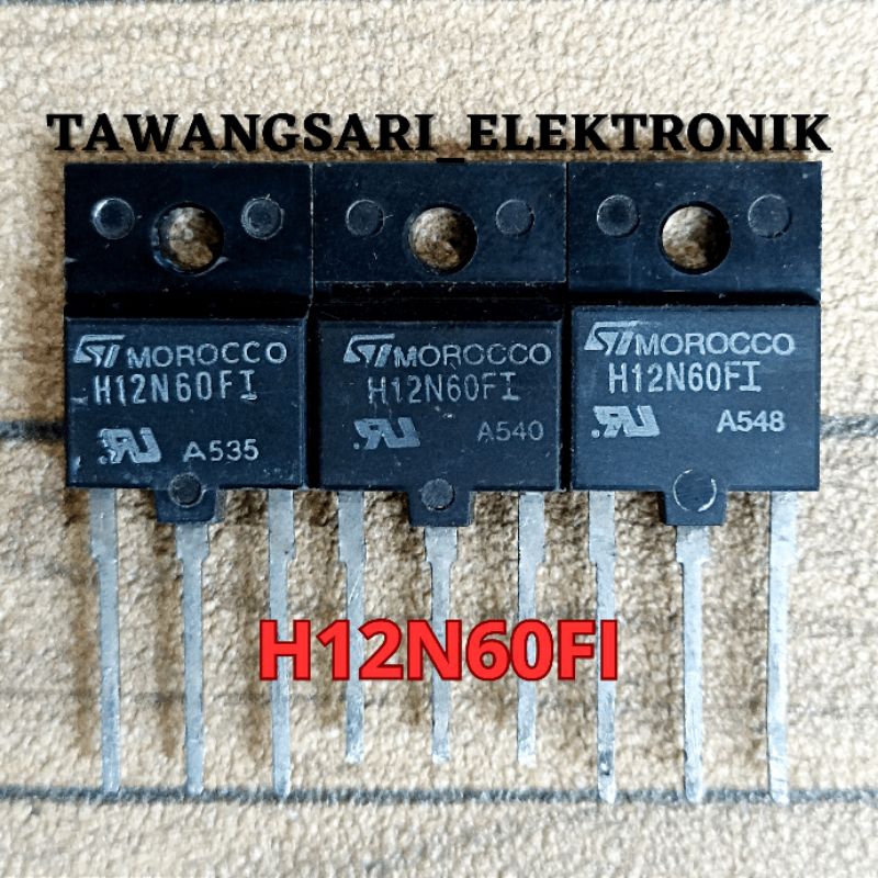 transistor mosfet h12n60fi ori cabutan fet h12n60f mosfet 12n60