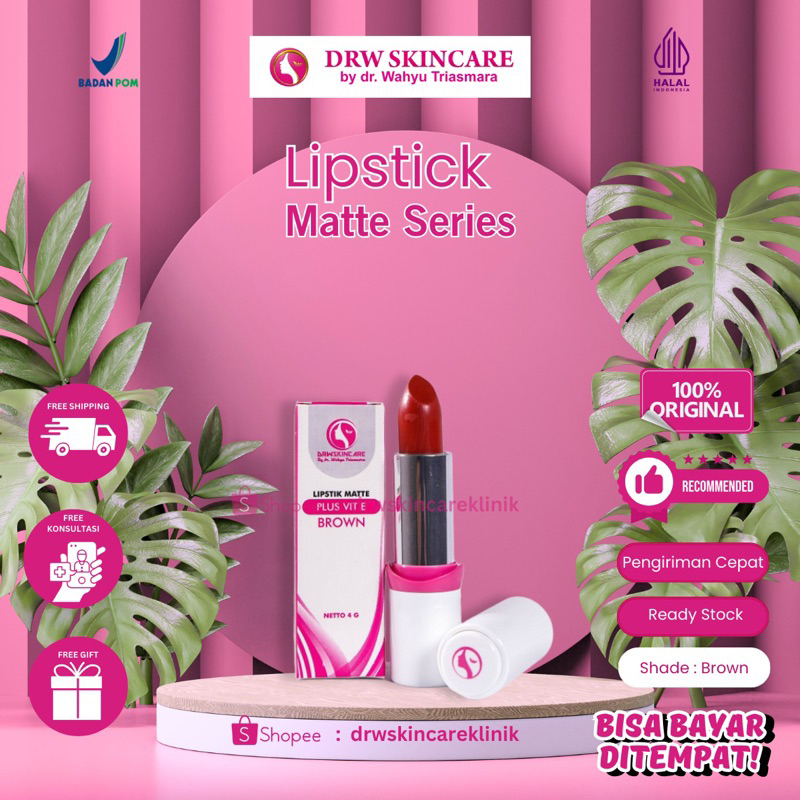 Lipstik Matte Brown