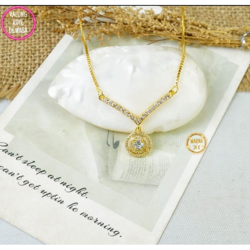 kalung dewasa kekinian emas muda