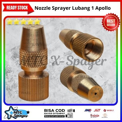 Nozzle Sprayer Lubang 1 Apollo | Nozzle Sprayer 1 Lubang Lurus | Spuyer Kabut Lubang 1 Apollo