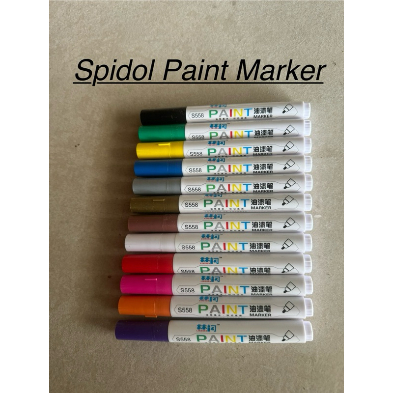 

Spidol Paint Marker /Spidol Ban Permanent/ Spidol Serba guna Waterproof dan Tahan Luntur