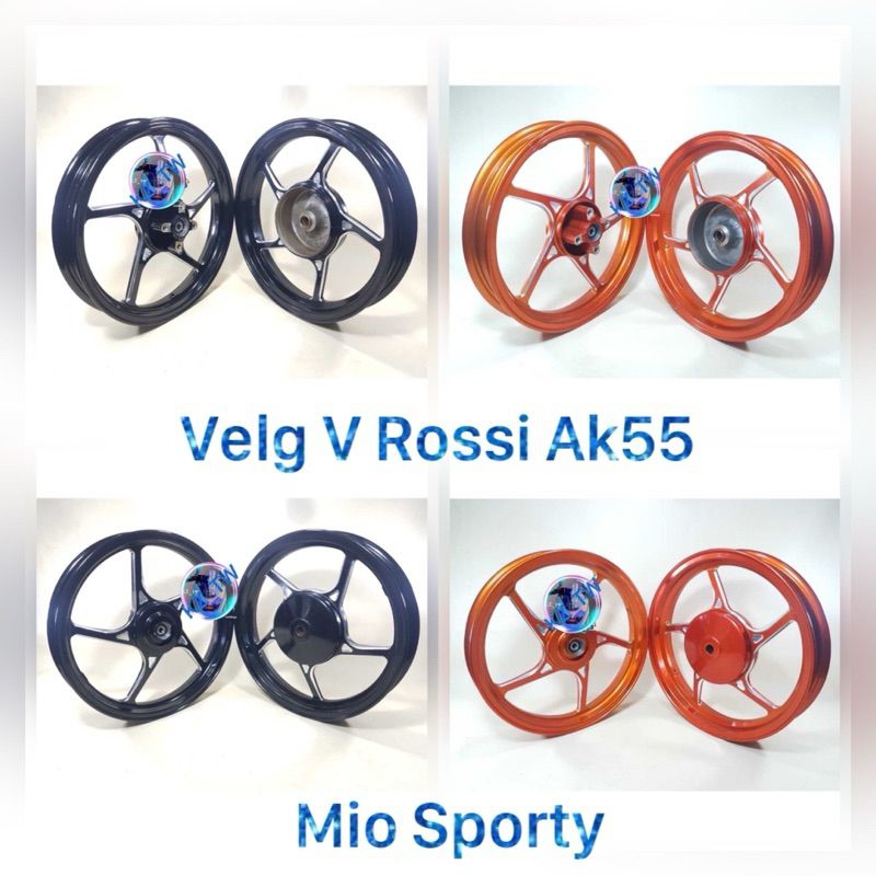 Velg VROSSI Racing Mdl AK 55 RING 14 Sprint Prime MIO SPORTY / MIO J / MIO SMILE BAUT 4