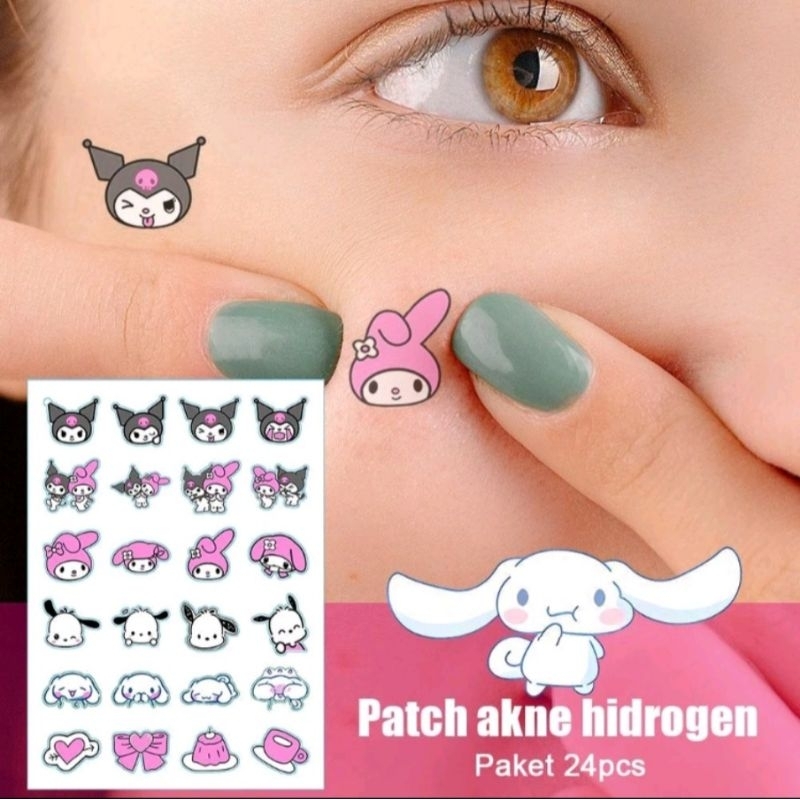 

Stiker jerawat motif