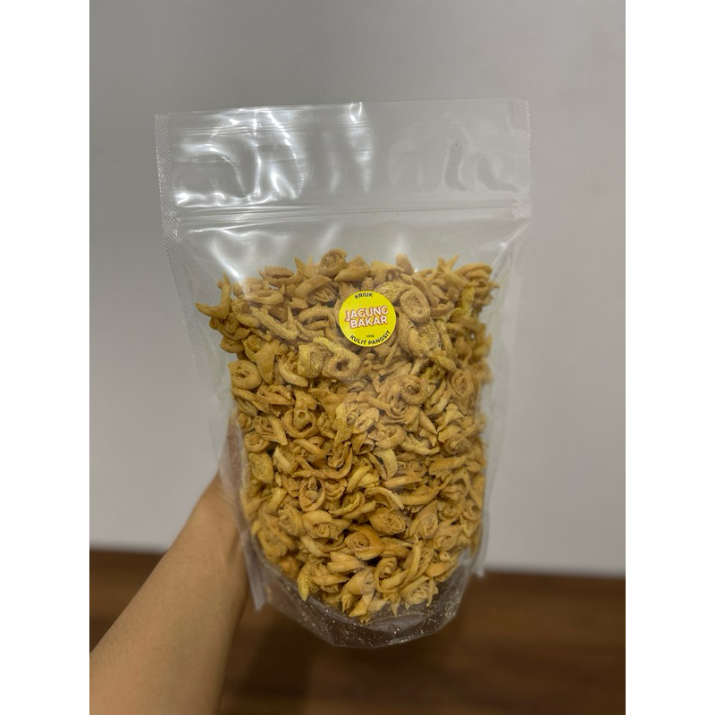 

Keripik Kulit Pangsit 1/2kg Rasa Jagung Bakar