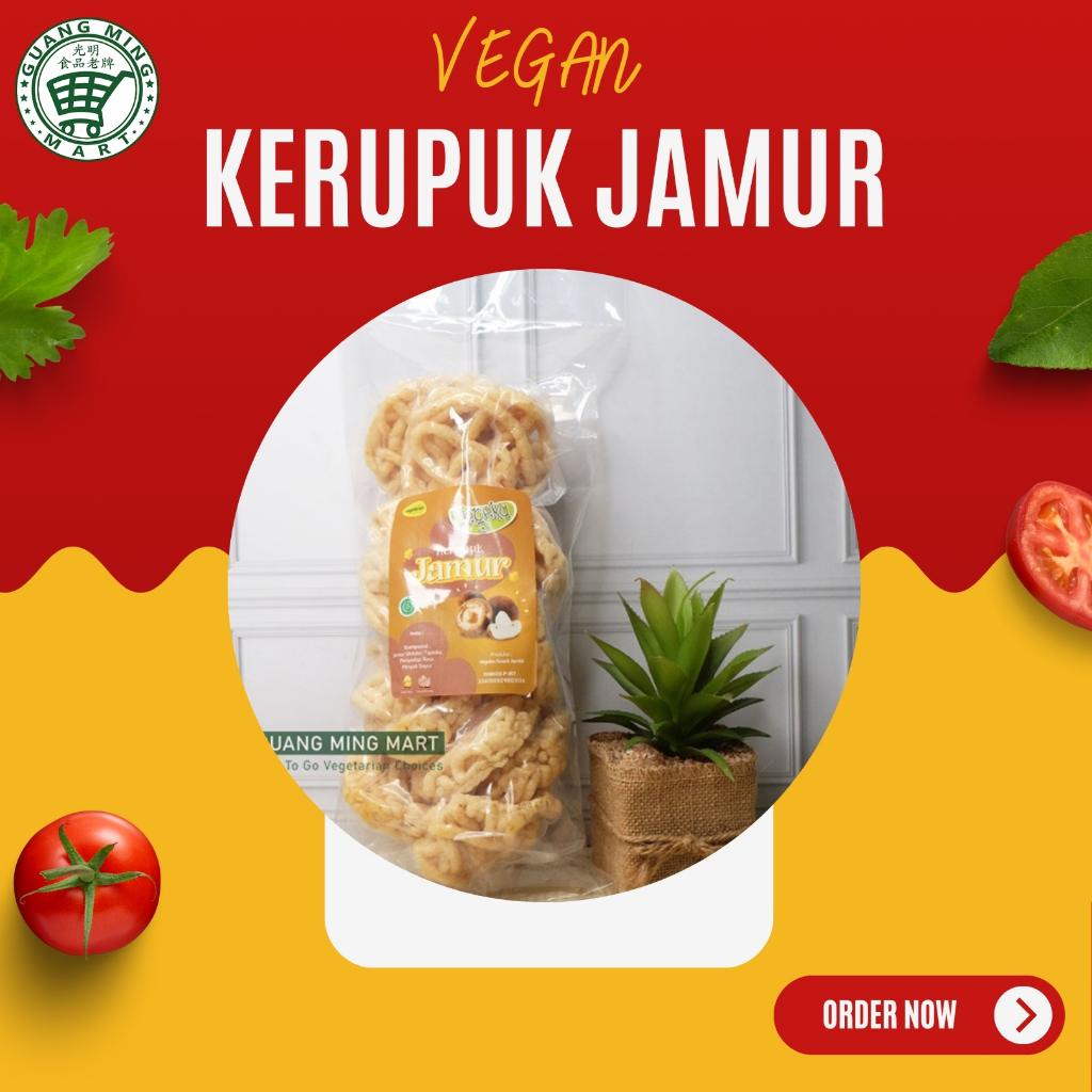 

KERUPUK JAMUR VEGEKU / KERUPUK JAMUR VEGAN & VEGETARIAN FRIENDLY