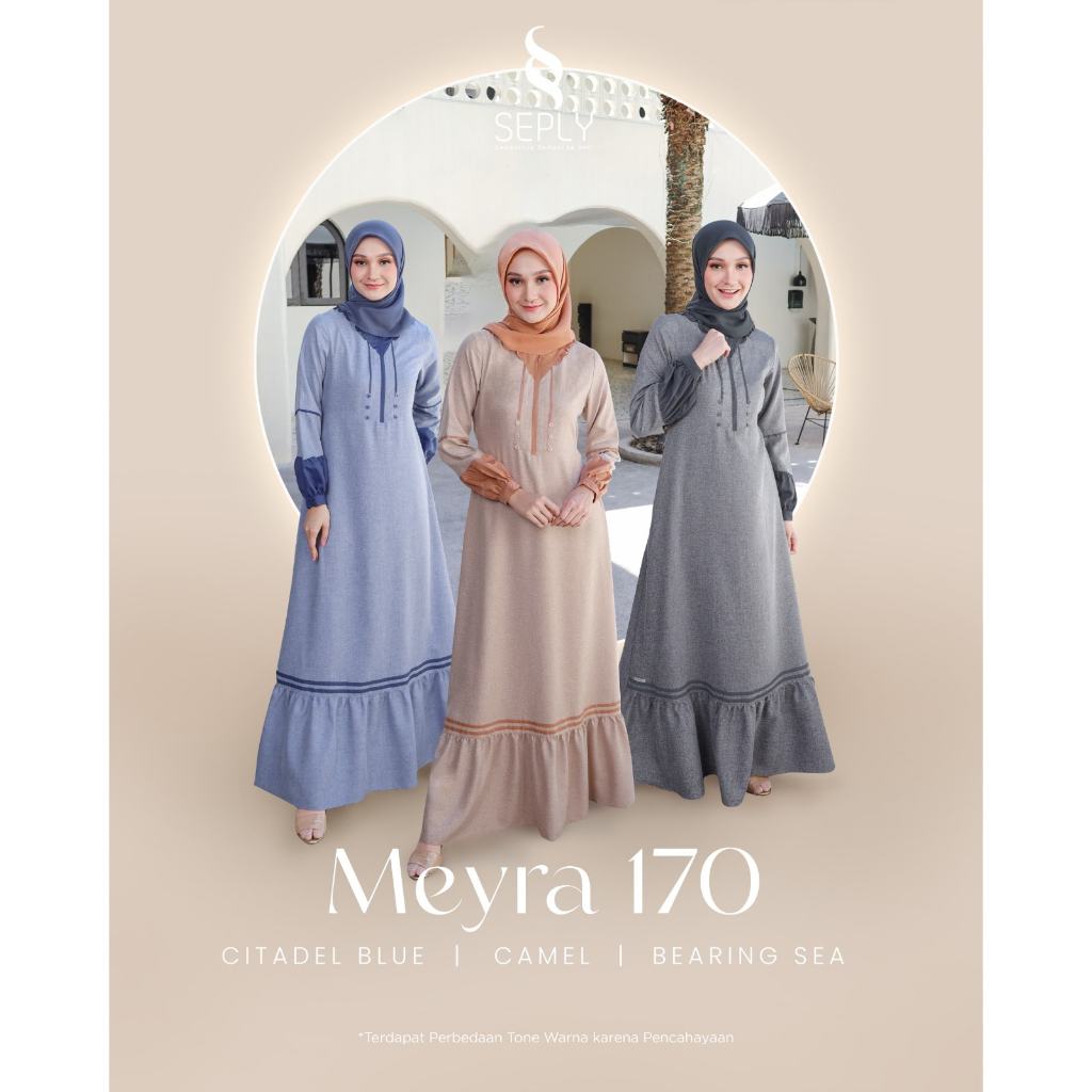 Gamis Seply Dewasa Meyra 170 Citadel Blue