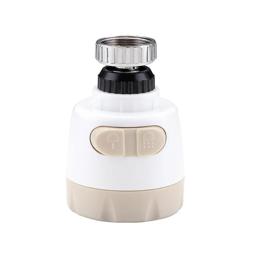 Sambungan Kran Air Wastafel Dapur 360 Derajat 2 Mode Filter Keran Spray Busa Sprayer Sink Cuci Pirin