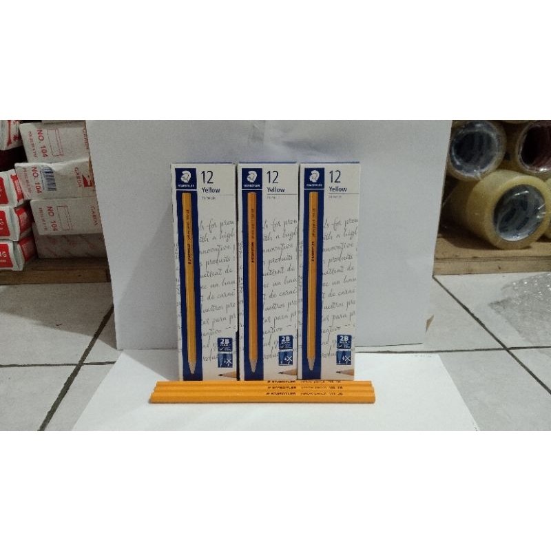 

pensil 2B steadler 1 pack isi 12