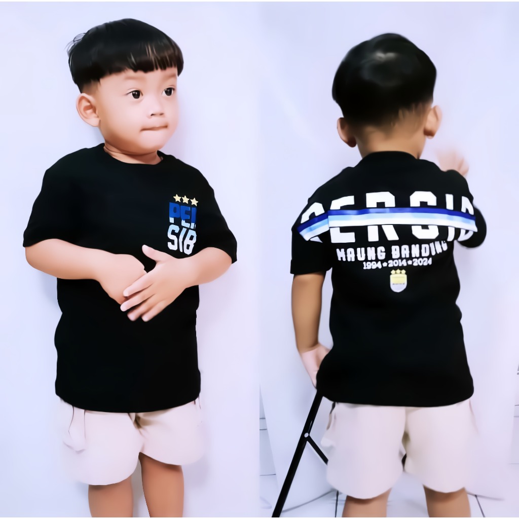 Baju Persib anak terbaru bocil bobotoh cilik polet xtc lengan pendek original pria wanita dewasa Tsh