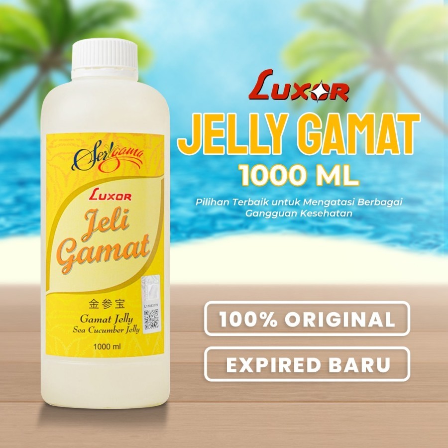 GAMAT LUXOR Jelly Gamat Luxor 1 liter / 1000 ml I Jelly Gamat Teripang Original Murah