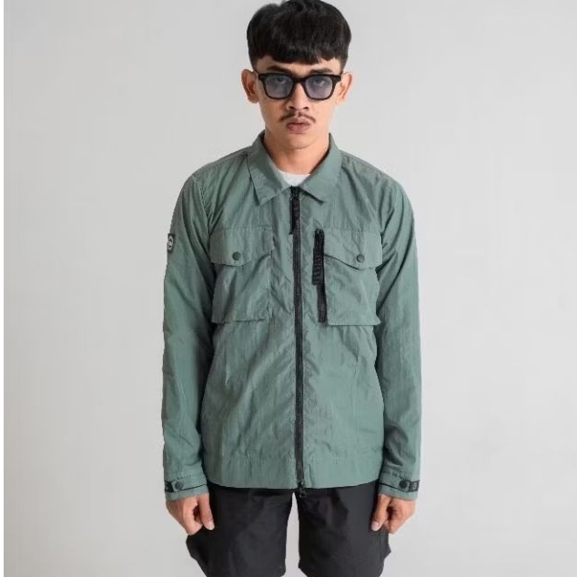 TROUBLEMAKER OVERSHIRT JACKET - BUCKINGHAM SAGE - OVERSHIRT - OUTWEAR