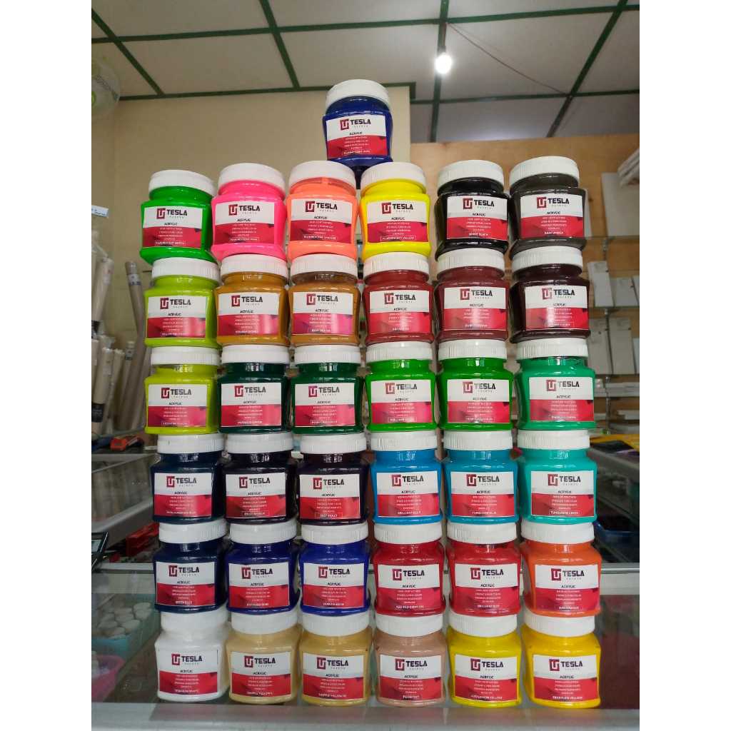 

Cat Acrylic Tesla 125ml Pilihan Warna Lengkap Untuk Melukis