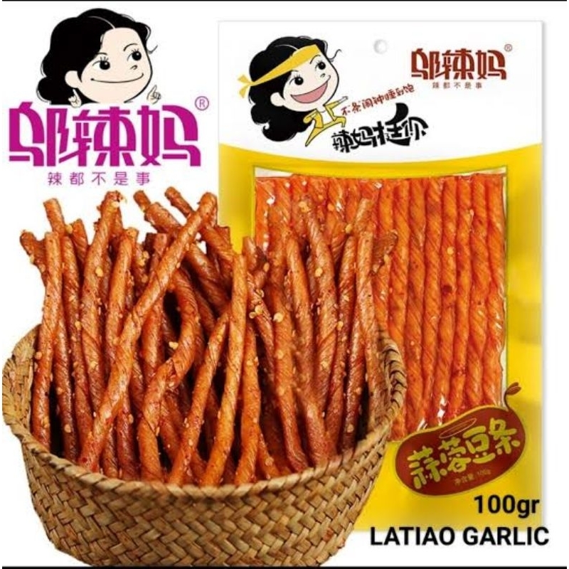 

Latiao garlic cincang 100gr cemilan latiao garlic cincang spicy