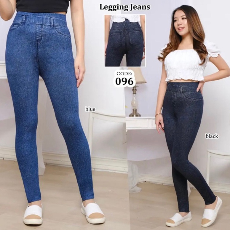 Recomended  beautiful  LEGGING JEANS WANITA S PREMIUM ALL SIZE LEGGING TEBAL