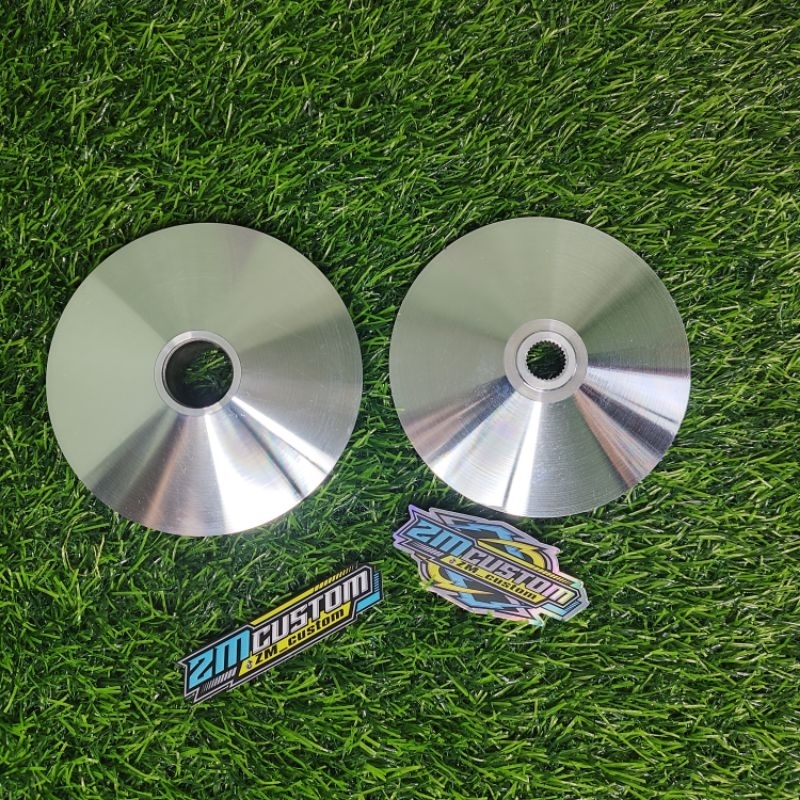 Pulley Vario Kode KZR 125-150 Custom Bubut Kerok Pulley Racing Vario KZR 125-150 Bahan Copotan Origi