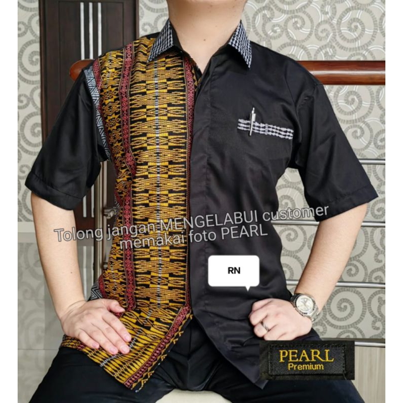 Kemeja Katun ToyoboKombinasi etnik