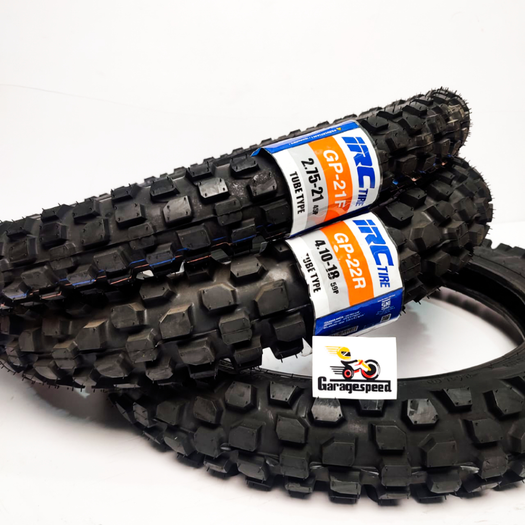 BAN IRC 18 21 DEPAN BELAKANG DUAL ROAD BAN STANDAR ORI KLX CRF 150