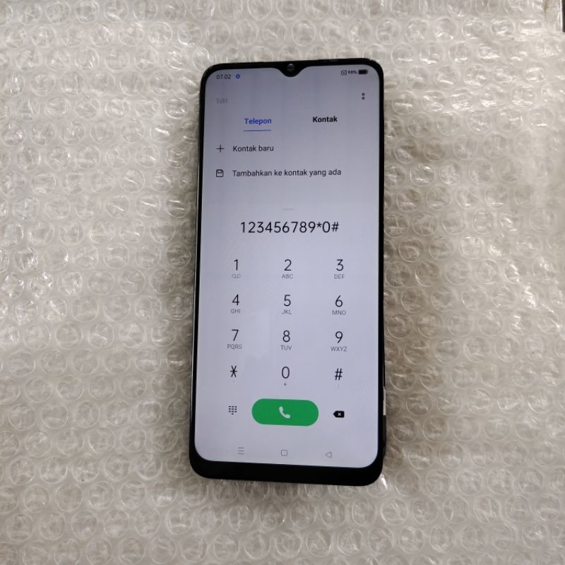 Lcd touchscreen REALME C15 MEDIATEK RMX2180 original copotan tested