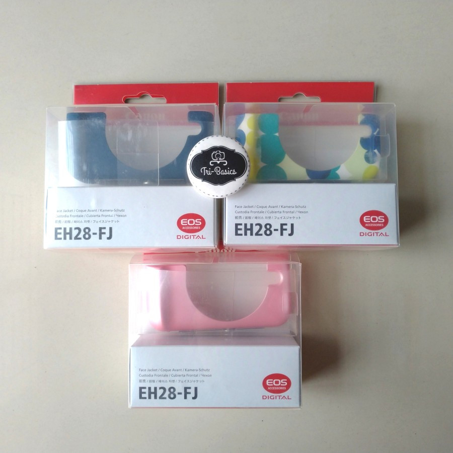 Half Case Canon EH28-FJ Camera Face Jacket Original Ori Canon EOS M10 - Polkadot