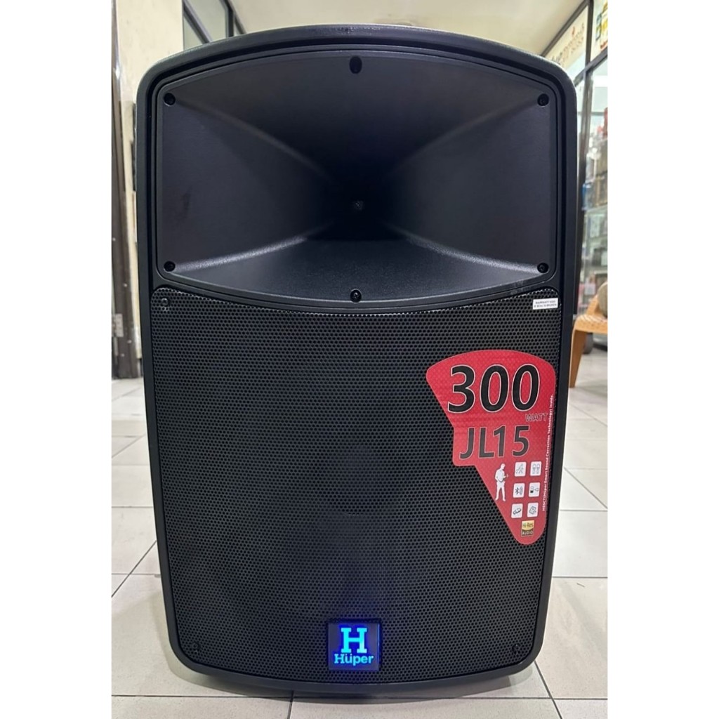Speaker Portable Wireless Meeting HUPER JL15 / JL 15 ORIGINAL 15 INCH